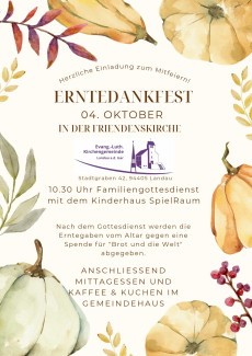 Erntedank 2026