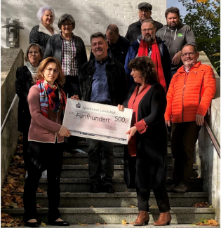 Gruppenbild Besuch Ruth Müller im Oktober 2021